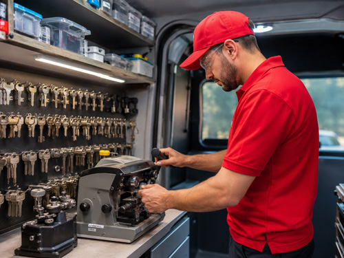 Mobile locksmith providing automotive, residential, commercial and emergency services